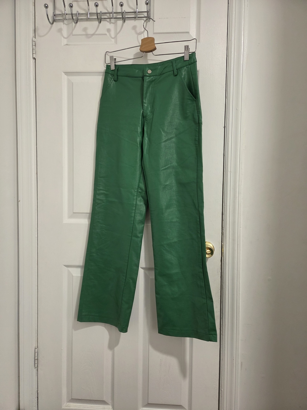 Princess Polly Green Wide-Leg Jeans